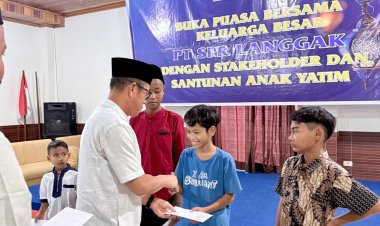 PT SPR Langgak Gelar Buka Puasa Bersama, Santuni Puluhan Anak Yatim