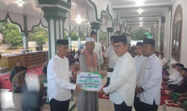Safari Ramadan Pemkab Rohul di Masjid Al-Falah Desa Kembang Damai Meriah dan Penuh Kebersamaan