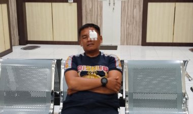 Luka di Tengah Tugas, Petugas Dishub Kuansing Kena Semburan Air Panas Radiator Mobil Mogok