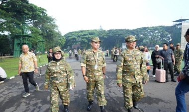 Wabup Rohul Syafaruddin Poti Ikuti Retreat di Akmil Magelang