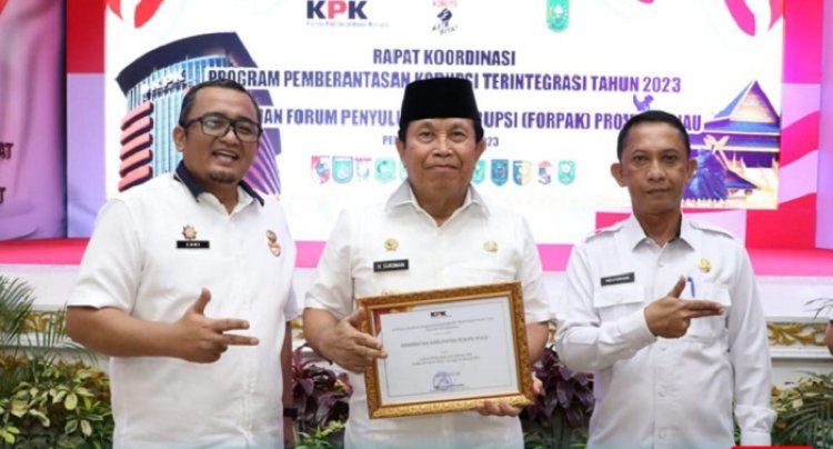 Survey Integritas KPK Rokan Hulu 2024 Naik Tingkat, Tiga Besar Terbaik  di Riau