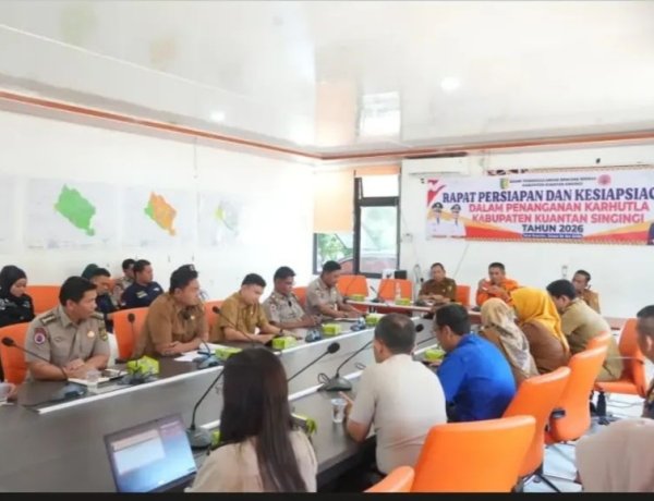 El Nino Mengintai, Pemkab Kuansing Rapatkan Barisan Antisipasi Karhutla