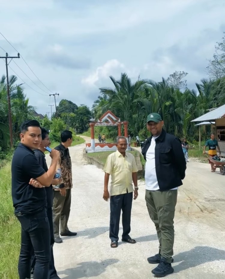 Garcep Serap Aspirasi, Raja Ferza Fakhlevi Janjikan Pembangunan Merata di Perbatasan Kampar