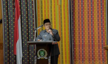 Wakil Bupati Bagus Santoso Sampaikan Laporan Banggar LKPJ Bupati Bengkalis