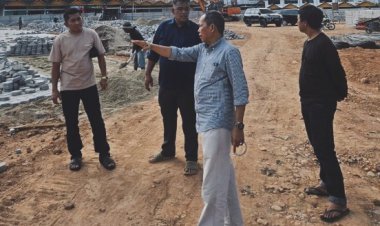 Jelang MTQ ke-44 Riau, Pemkab Kuansing Pastikan Astaka Tepian Narosa Rampung Tepat Waktu