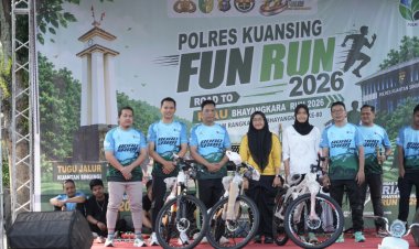Polres Kuansing Fun Run 2026 Bertabur Doorprize Menarik, Pemanasan untuk Polda Riau Run