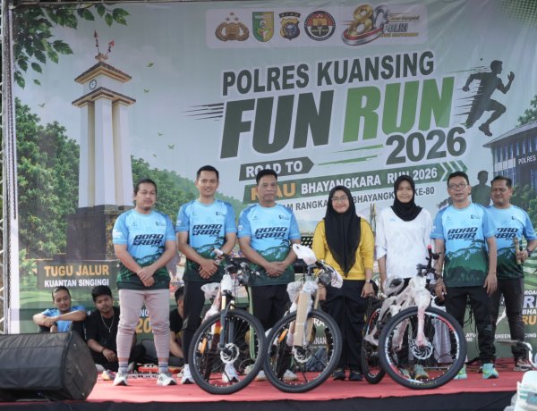 Polres Kuansing Fun Run 2026 Bertabur Doorprize Menarik, Pemanasan untuk Polda Riau Run