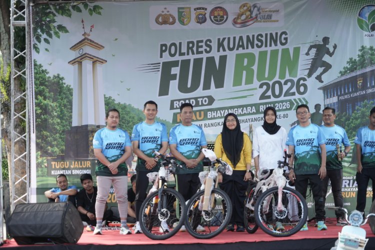Polres Kuansing Fun Run 2026 Bertabur Doorprize Menarik, Pemanasan untuk Polda Riau Run