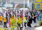 Masyarakat Sambut dengan Antusias Car Free Day di Depan Kantor BPKAD Rohil, Digelar Sesuai Arahan Bupati