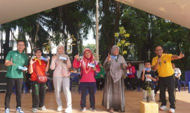 BRI Kanca Perawang Bersama Polsek Tualang Gelar Senam Sehat, Semarakkan Peringatan Hari Bhayangkara ke-80 