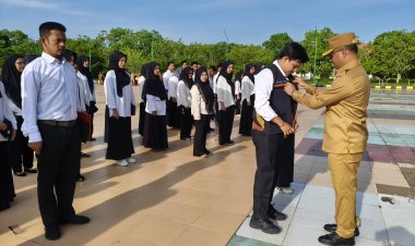 Sekda Rohil Fauzi Efrizal Pimpin Apel Pencanangan Sensus Ekonomi 2026