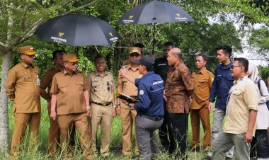 Bupati Rohil Bistamam Siapkan Lahan 26 Hektare untuk Sekolah Terintegrasi  di kawasan Batu 6