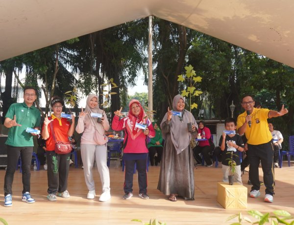 BRI Kanca Perawang Bersama Polsek Tualang Gelar Senam Sehat, Semarakkan Peringatan Hari Bhayangkara ke-80 