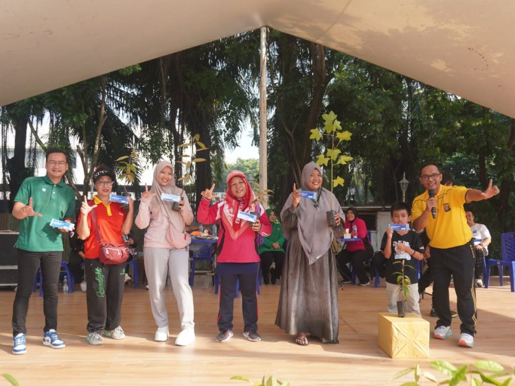 BRI Kanca Perawang Bersama Polsek Tualang Gelar Senam Sehat, Semarakkan Peringatan Hari Bhayangkara ke-80 