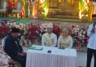 Jadi Saksi Penikahan Anak Ketua JMSI Riau, UAS Berikan Nasehat untuk Mempelai