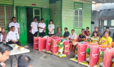 Kebakaran di Jalan Yahya Tatoe Bagan Barat, Pemkab Rohil Salurkan Bantuan untuk Warga Terdampak